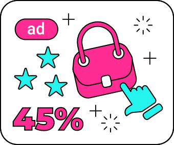 45% of TikTok users say that have bought a product directly from a TikTok ad