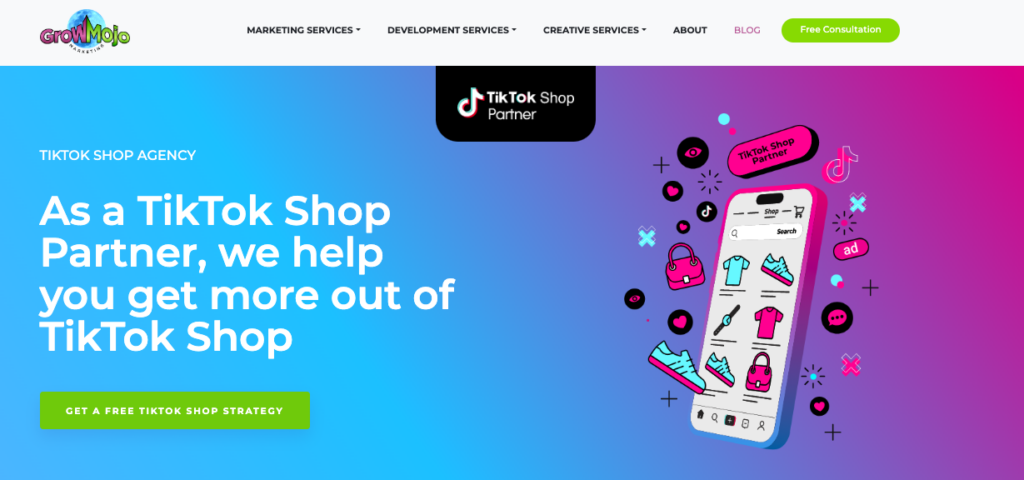 growmojo tiktok ecommerce