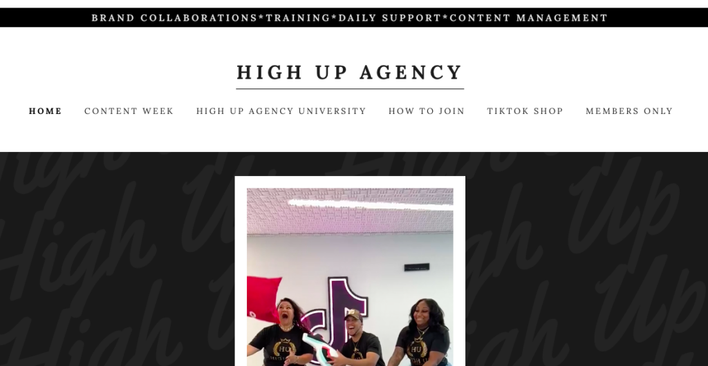 high up agency